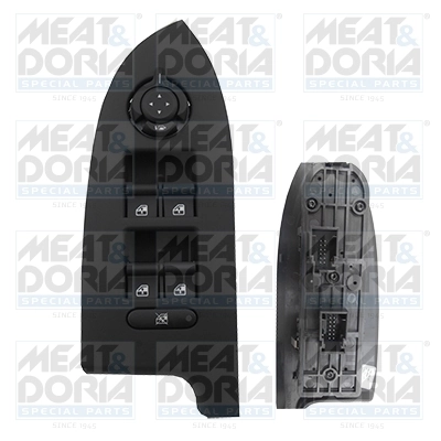 Switch, window regulator